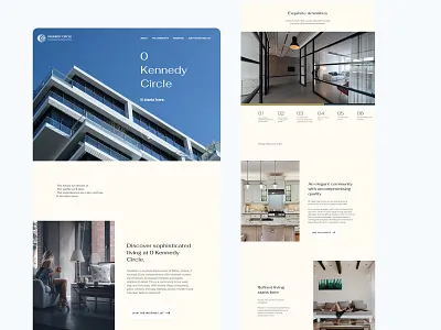 0 Kennedy Circle landing page ui web design