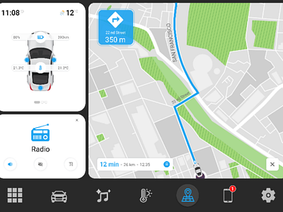 Car Interface DailyUI 34 car car dashboard car interface dailyui figma interface ui uidesign uiux uiuxdesign ux