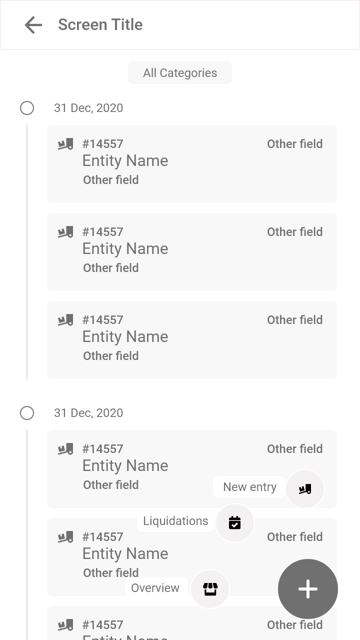 Enterprise Manager clean clean design clean ui design flat flat design mobile app design uikit ux