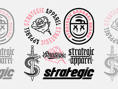 Strategic Bundle Update apparel brand design brand logo brandidentity branding branding and identity branding design clothing custom type logo logo design logo designer logodesign logotype merch merch design skate type design typography