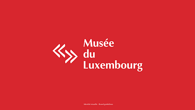 Visual Identity-Musée du Luxembourg brand identity branding graphic design logo logotype museum poster