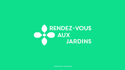 Visual identity-Rendez-Vous aux Jardins branding design garden graphic design logo logo design logotype poster ui web design