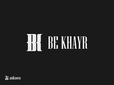 BK | BE KHAYR flat inkscape logo