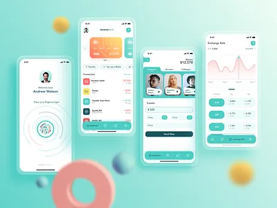 Mobile Banking UI Design banking banking app inspiration mobile app mobile ui money money app ui ui inspiration uidesign uidesigner uiux ux