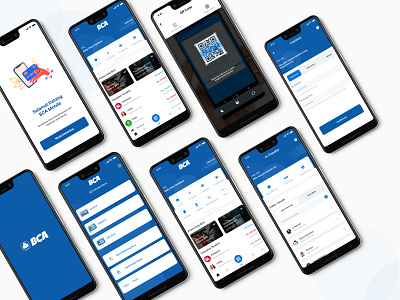 Redesign - BCA Mobile UI app bank bca design icon illustration ui ux