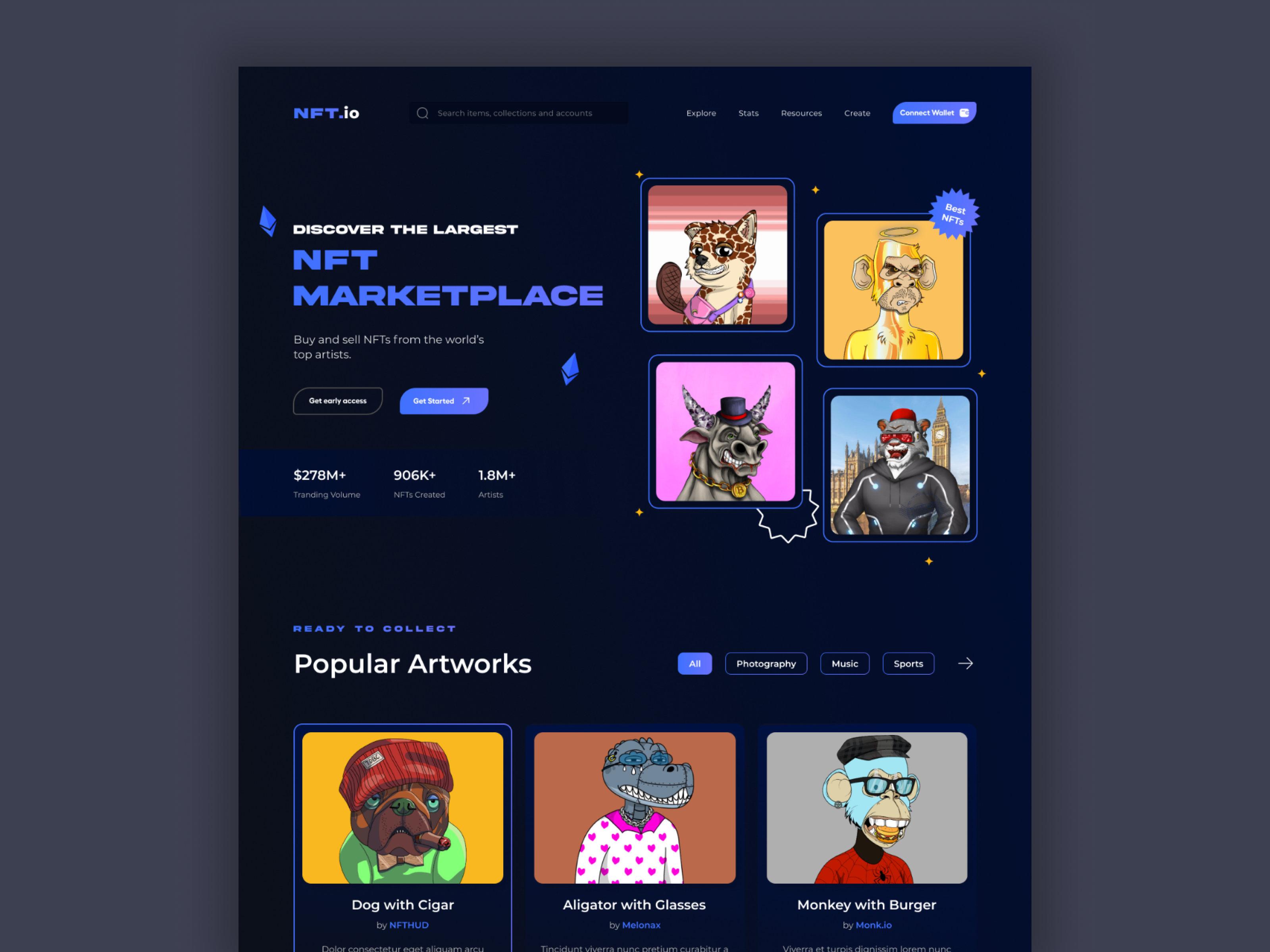 Example of High Impact Website Design (10 Pages)