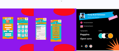 Desain UI Mobile Banking BNI Copy app design ui