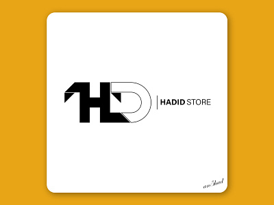 Hadid Store branding design flat graphic design illustration illustrator logo minimal typography vector