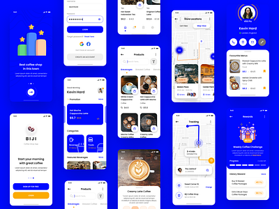 Coffee Shop Mobile APP coffee coffee shop coffeeshop figma mobile app mobile ui