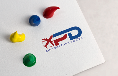 AirPort Parking Deal branding creative logo design logo logo design
