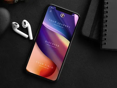 Sound Journey App audio design healing interactive interface media meditation sound ui wellness zen