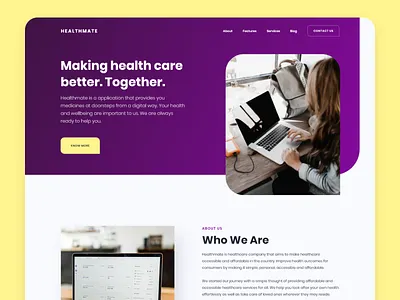 Landing page design branding creative design design inspiration design trends idea landing page landing page concept typography ui ui ux ux