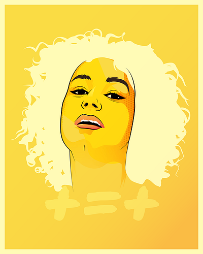 Léna Situations illustration illustrator photoshop portrait poster women