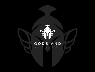 Gods and Warriors Logo Design by sahinur rahman brand design brand identity branding branding design gods and warriors logo godslogo gradient graphic design logo logo design minimal minimalist logo sahinur rahman