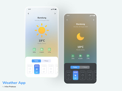 Weather App app blur blurred clean dark mode design exploration glass gradient minimalist mobile design mobile ui ui ui design ui ux design ux wheather