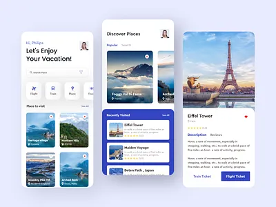 Travelling Helper Mobile app 2020 trends app branding cards clean cool apps design local app interface minimal mobile app mobile application mobile design mockup travel app travel app ui typography ui ux web website