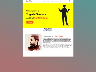 Portfolio design web