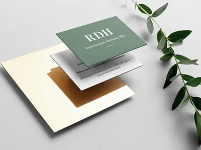 Ruth Deutsch-Hohberg Branding branding business cards corporate design counselling logo minimal psychological councelor psychology sinnerfüllung visitenkarte