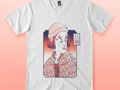 Modern Japanese Print Girl T-shirt girl japan japanese lollipop manga print shonen t shirt