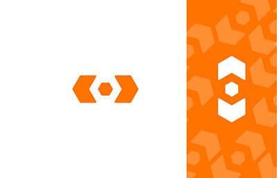 orange branding clean flat icon logo logo design minimal minimalist