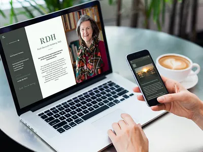 Ruth Deutsch-Hohberg Website branding counseling minimalism onepager psychological counseling psychology sinnerfüllung webdesign website wordpress