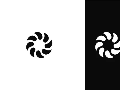 Round Logo Icon branding clean flat icon logo minimal minimalist