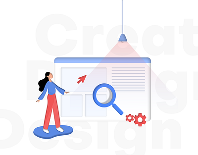 Illustration - UX Design app art clean clean ui design figma flat illustration minimal minimal art minimalist mobile ui ui ux ux vector website