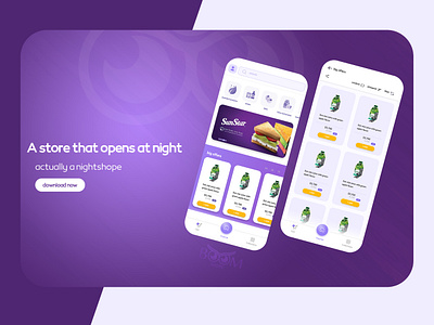 night shope app app design app ui branding design icon illustration logo ui ux website