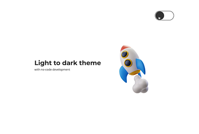 Light to dark theme animation animation design figma ui webflow