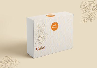 cake box design branding cc copyright design flat illustration illustrator minimal photoshop vector