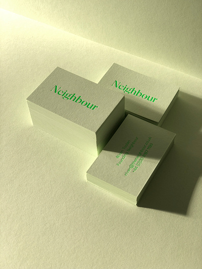 Neighbour — by Parent® brand brand agency brand design branding businesscard design agency logo real estate typography