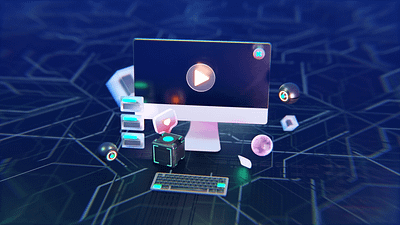 Data service 3d 3d art blender blender3d branding calendar design glass illustration material page