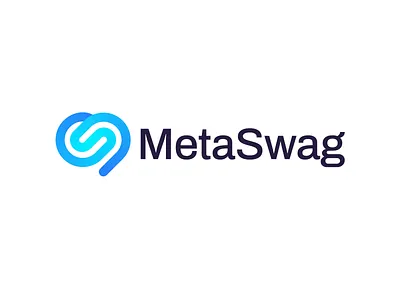 MetaSwag - Logo design abstract logo brand identity branding clothing cryptocurrency fintech gradient heart logo design logo designer m logo minimal logo modern logo ms ms letter ms logo nft startup logo tech logo