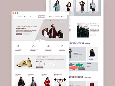 E-commerce fashion store