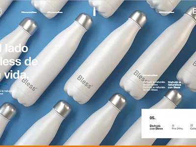 Blees Bottle branding 3d 3d design branding product design