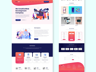 Web Development Agency Website business color design developement developer development illustration illustration art landingpage logo style template trend uidesign uiux uiuxdesign website webui wix wixiweb