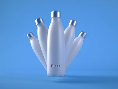 Bless Bottle Product Viz 3d 3d design branding productdesign