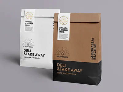lamoraleja take away packaging argentina branding madrid packaging restaurant
