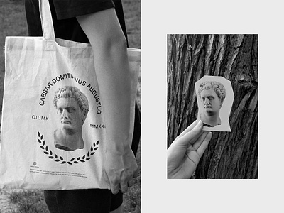 Caesar Domitianus Augustus - Museums Kotor ancient branding creative event eventidentity graphicdesign museum roman sculpture sticker studio totebag typography visual