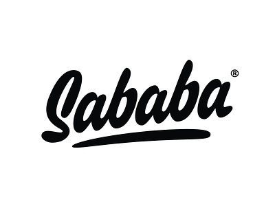Sababa calligraphy customtype font lettering logo logotype sababa typemate typography wordmark