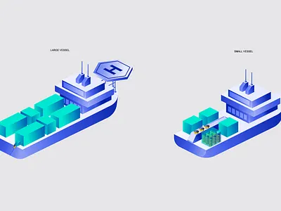 Isometric Illustration for Echova branding color design illustration isometric minimal