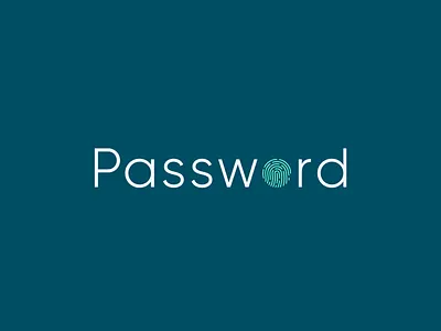 Password Wordmark Concept brand identity branding branding design concept design design exploration fingerprint flat graphicdesign illustration logo logodesign logodesignersclub logooftheday logos logotype minimalistic minimallogo passwordlogo