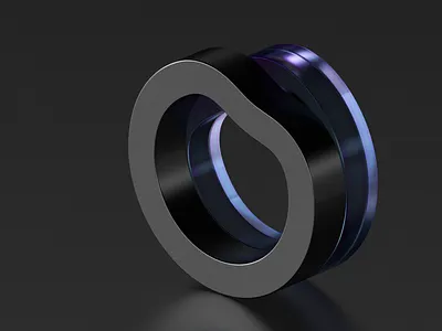 Drewl 3D Logomark 3d brand branding c4d cinema4d clean design graphic design icon identity logo minimal motion graphics redshift