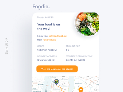 Daily UI 017 Email Receipt daily ui daily ui 017 dailyui dailyui 017 dailyuichallenge email email design email receipt