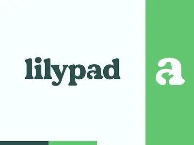 Peachtober day 17: Lilypad branding design flat flat design illustration illustrator lilypad logo peachtober vector