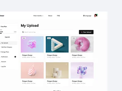 Provineer NFT Dashboard branding copyright crypto dashboard design drag and drop identity labs launch minimal nft ui upload user friendly ux