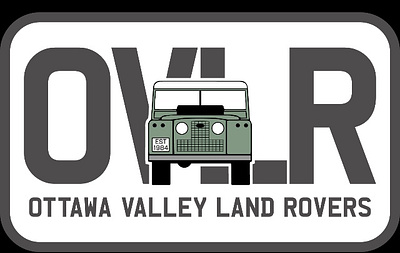 OVLR bumper sticker land rover land rover club logo ottawa ottawa valley series 1 sticker