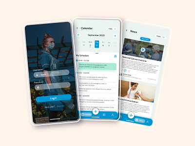 Nurse Schedule App app clinic design figmadesign hospital hospital app nurse scheduling ui ui design uiux ux uxdesign work in progress