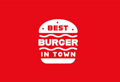 Best Burger in Twon branding flat icon icon collection illustration logo logo design logo design concept simple typography