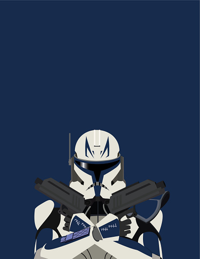 Captain Rex 501 adobe adobeillustration art captain rex clone wars design graphic design illustration illustrator star wars vector vectorart